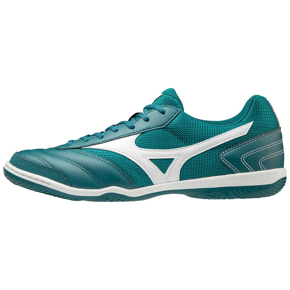 Zapatos De Futbol Mizuno MRL Sala Club IN Para Mujer Turquesa/Blancos 0713869-RY